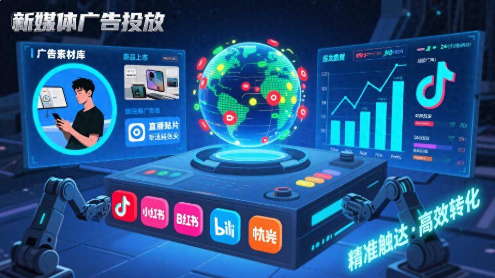 线上广告投放引擎 新媒体赋能，全国流量一网打尽！